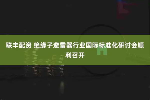 联丰配资 绝缘子避雷器行业国际标准化研讨会顺利召开